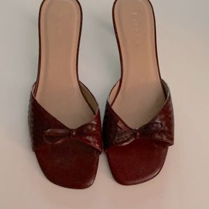 Ralph Lauren New burgundy leather size 91/2